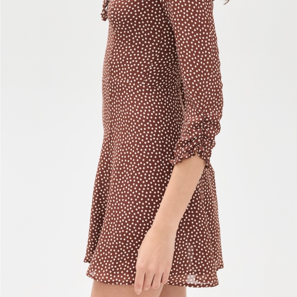 NWT REFORMATION Remi Dress, Choco Dot, size 6 - Picture 4 of 4